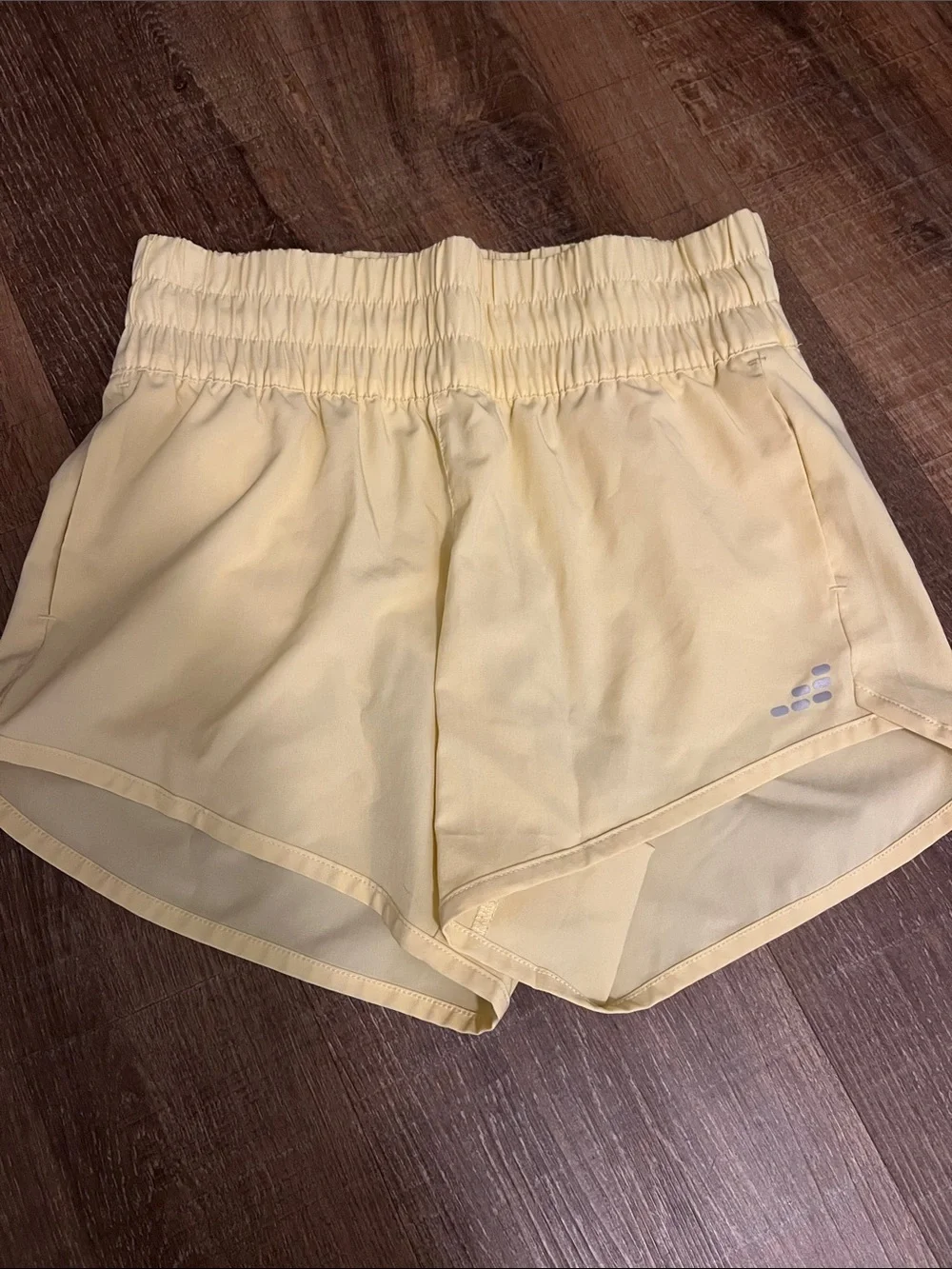 bcg Pale Yellow Girls' Athletic Shorts